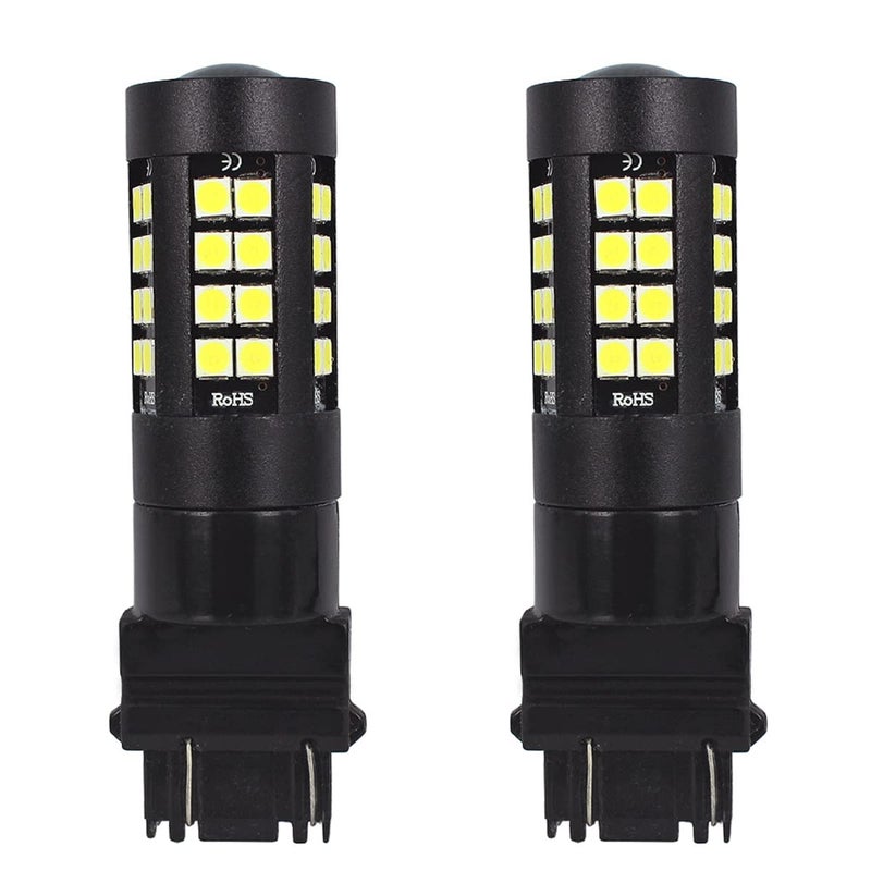 SOCAL-LED LIGHTING 3156 3157 Strobe Reverse Light LED Bulbs, 6000K Xenon White Super Bright Flashing Back up high Mount 3rd Brake Lights, Pack of 2 - Image 2